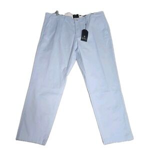 Ben Sherman Pants Mens 38x30‎ Straight Fit Cerulean Blue Chino Casual Trousers